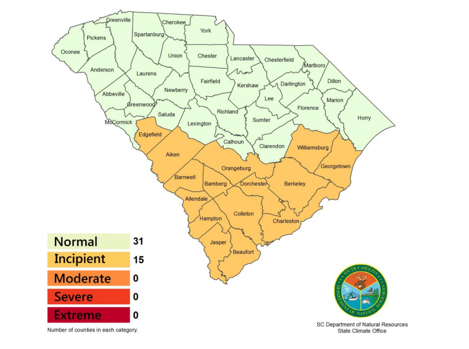 Drought conditions as of 5.14.19